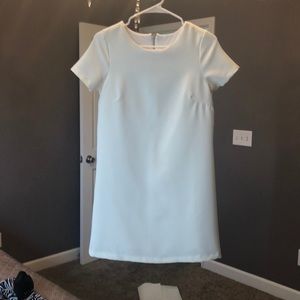 Lulus white shift dress